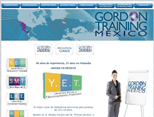 Tablet Screenshot of gordontrainingmexico.com